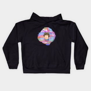 George Harrison in water (The Beatles) Kids Hoodie